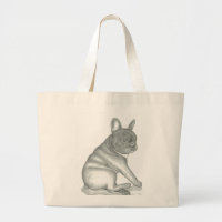 Skizze-Tasche der französischen Bulldogge