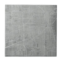 Skizze von Chicago City Map