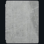 Skizze von Chicago City Map iPad Hülle<br><div class="desc">Skizze von Chicago City Map. Künstler: Vision Studio. Bild-ID: 64744Z.</div>