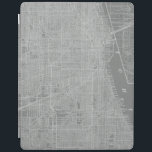 Skizze von Chicago City Map iPad Hülle<br><div class="desc">Skizze von Chicago City Map. Künstler: Vision Studio. Bild-ID: 64744Z.</div>