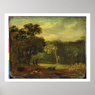 Skizze von der Natur in Sion Park, 1819 (Öl auf Poster