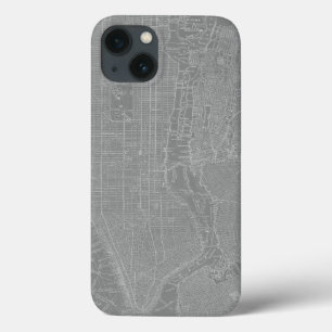 Skizze von New York City Map Case-Mate iPhone Hülle
