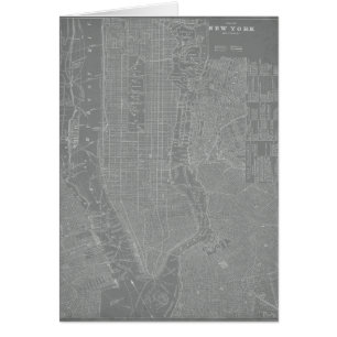 Skizze von New- York Citykarte