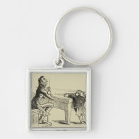 Skizze von zwei Männern, die Pool spielen