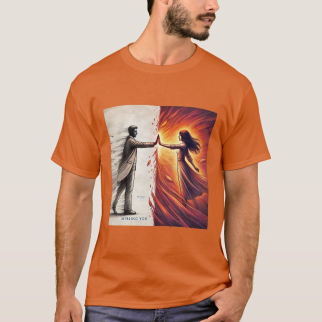 Skizze zum Mens-T-Shirt für die Realität T-Shirt (Vorderseite)