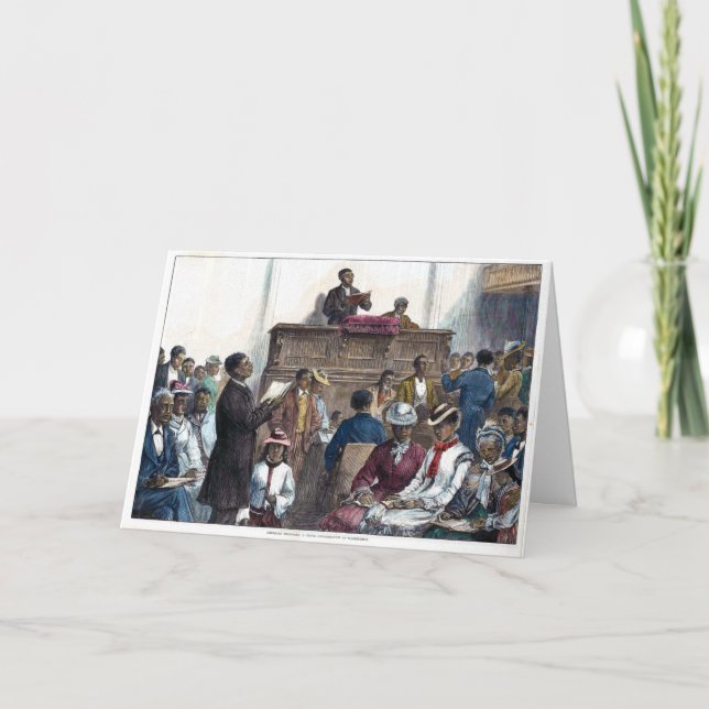 Skizzen: Eine schwarze Kongregation in Washington Karte (Vorderseite)