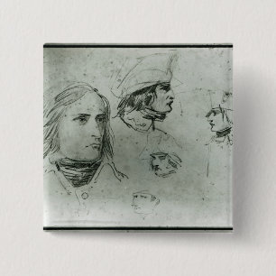 Skizzen von Napoleon Bonaparte, 1797 Button