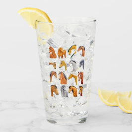 Skizzen von Pferden Glas