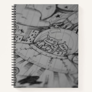 Skizzenabdeckung Notizbuch