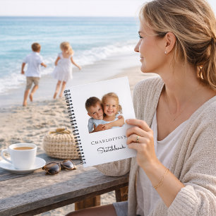 Skizzenbuch benutzerdefiniertes Foto Kinder Notizbuch