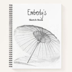 Skizzenbuch für Künstler mit eigenem Kunstwerk Notizbuch