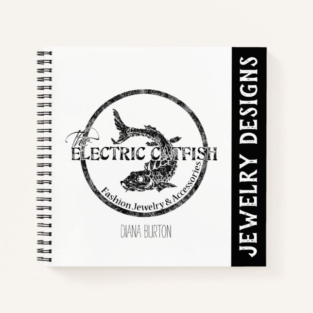 Skizzenbuch für Schmuckstücke Notizbuch (Vorderseite)