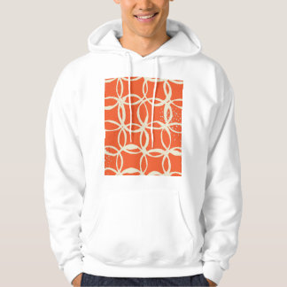 Skizzenhafte Kreise Trendy nahtloses Design Hoodie