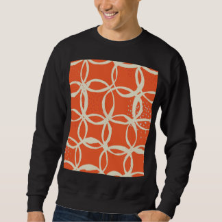 Skizzenhafte Kreise Trendy nahtloses Design Sweatshirt