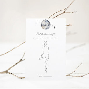 Skizziere das Kleid Disco-Kugel Junggesellinnen-Ab