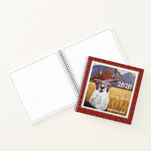 Skizziert, Gemalt, Digitalisiert, Llama generieren Notizbuch