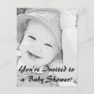 Skizzierte Babyparty-Einladung Einladung