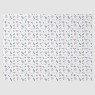 Skizziertes Tissue of Christmas Botanicals Seidenpapier