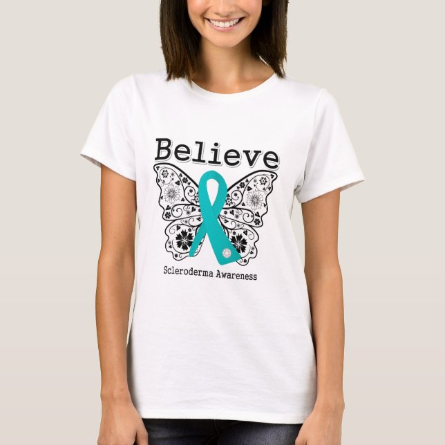 Skleroderma-Bewusstsein T-Shirt (Vorderseite)