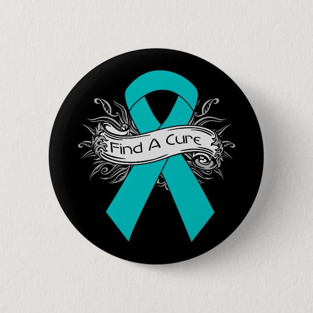 Skleroderma finden eine heilende Schleife Button (Vorderseite)