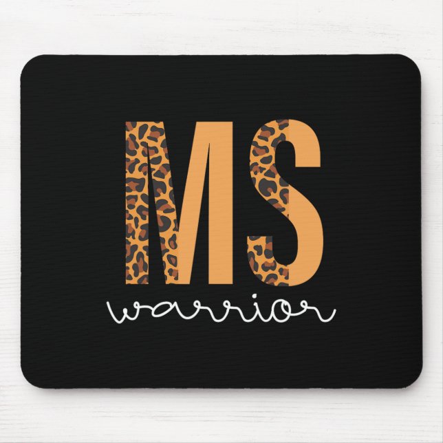 Sklerose Bewusstsein Männer Frauen Warrior Mousepad (Vorne)