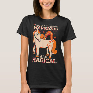Sklerose Krieger sind magische Kinder Frau T-Shirt
