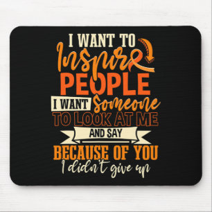 Sklerose Krieger Wollte ich, Menschen Inspirieren Mousepad