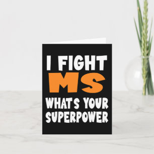 Sklerosis Awareness Fighting Ms Was Ihre Supermach Karte