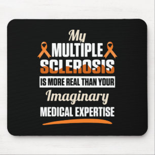 Sklerosis Awareness Frau Survivor Real Warrior Mousepad