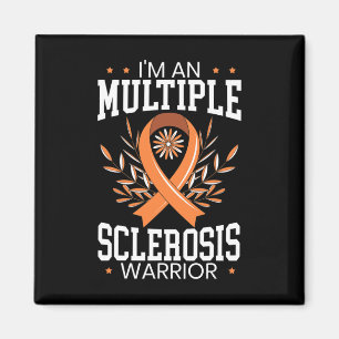 Sklerosis Awareness Orange Ribbon Magnet