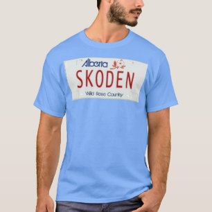 SKODEN Alberta License Plate T-Shirt