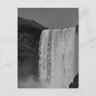 Skogafoss Wasserfall Island Postkarte