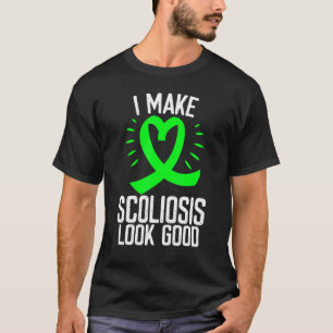 Skoliose Awareness Back Operation sehen gut Grün R T-Shirt