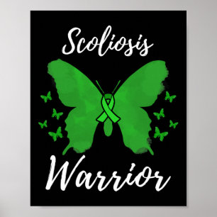 Skoliose Krieger Skoliose-Bewusstsein Poster