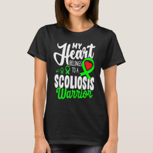 Skoliose-Krieger Überlebender Unterstützungsbewuss T-Shirt