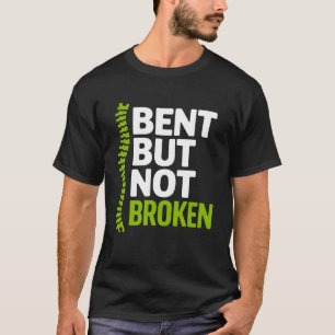 Skoliose-Kunst für Männer Frauen Wirbelsäulenfusio T-Shirt