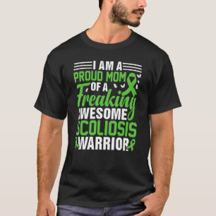 Skoliose Mutter eines Rückenverletzungs-Kriegers S T-Shirt