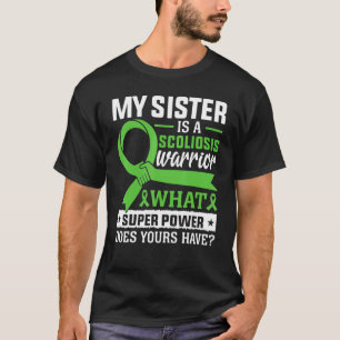 Skoliose Rückenerkrankung Krieger Bruder Skoliose T-Shirt
