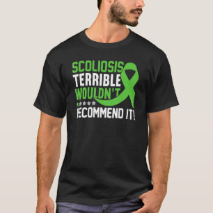 Skoliose Wirbelsäule Rückenoperation Bewusstseinss T-Shirt