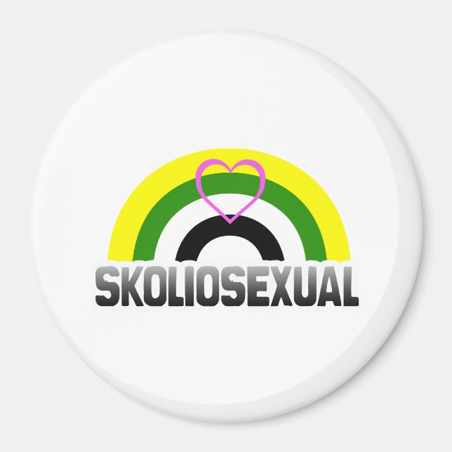 Skoliosexual Stolz Magnet (Vorne)