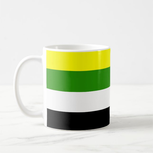 Skoliosexuelle Flagge Kaffeetasse (Links)