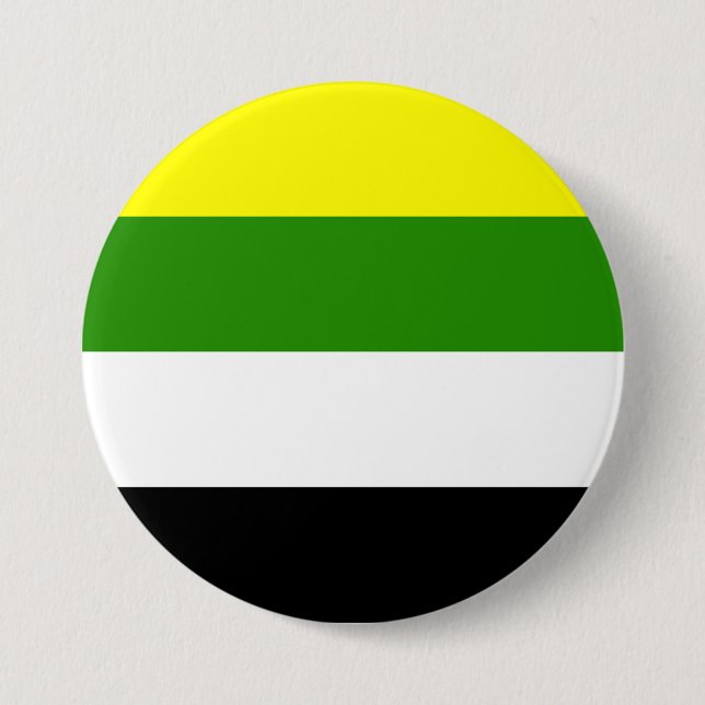 Skoliosexuelle Pride-Flagge Button (Vorderseite)
