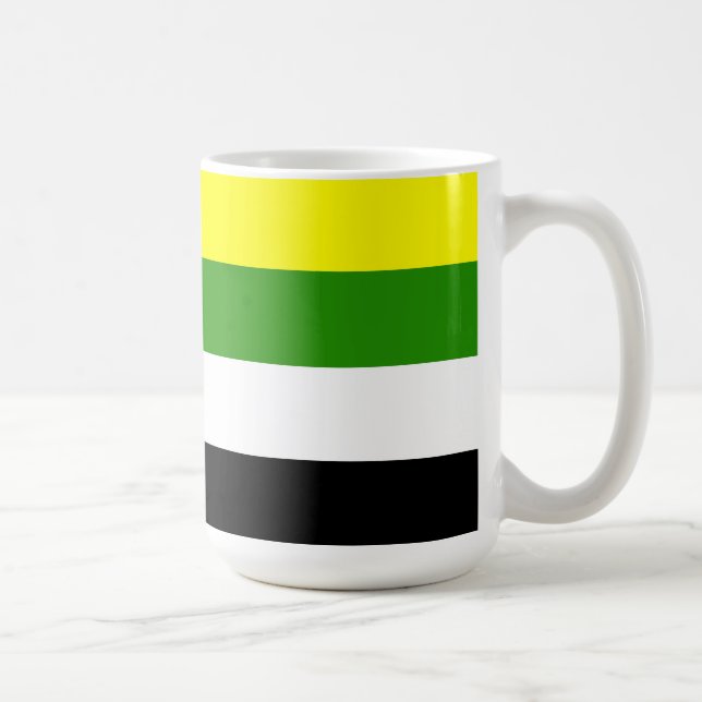 Skoliosexuelle Pride-Flagge Kaffeetasse (Rechts)