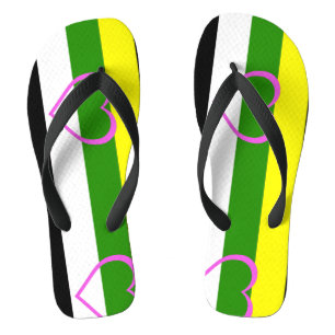 Skoliosexueller Stolz Flip Flops
