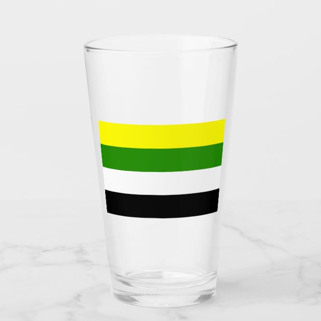 Skoliosexueller Stolz Glas (Vorderseite)