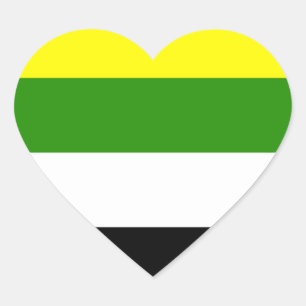 Skoliosexueller Stolz Herz-Aufkleber