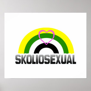 Skoliosexueller Stolz Poster