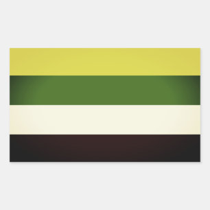 Skoliosexueller Stolz Rechteckiger Aufkleber