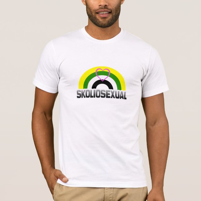 Skoliosexueller Stolz T-Shirt (Vorderseite)