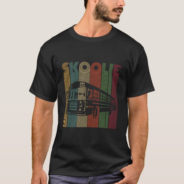Skoolie für einen Schoolie-Fahrer T-Shirt (Vorderseite)